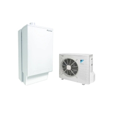 Immagine di Daikin ALTHERMA R HYBRID sistema ibrido per solo riscaldamento e produzione ACS | HydroBox e unità esterna 5 kW  SB.HBH05/EVLQ/33A2