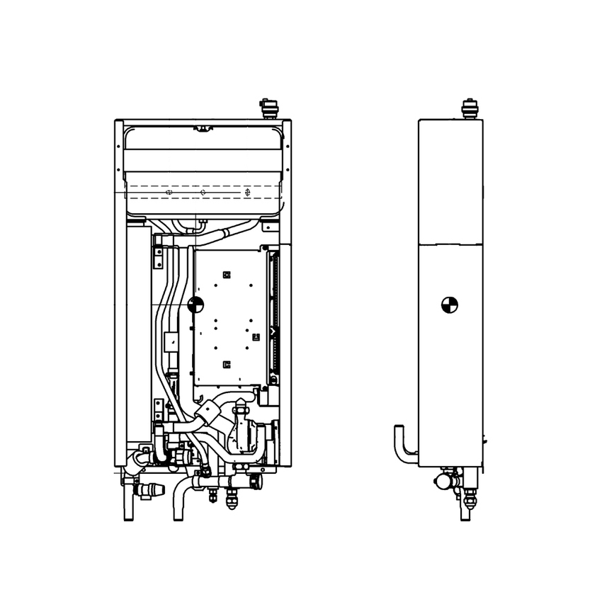 Immagine di Daikin HYDROBOX da 5 kW per abbinamento MULTI CHYHBH05AV32