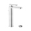 Immagine di Bellosta SOGNO miscelatore lavabo H.29 cm, monoforo, con scarico, finitura cromo 01-7005/2