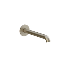 Immagine di Gessi ORIGINI bocca lavabo P.20,5 cm, da parete, finitura finox brushed nickel 66102#149