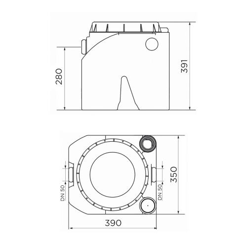 Immagine di SFA SANIGREASE T24 vasca di raccolta grassi per utilizzo mobile SGREASET24