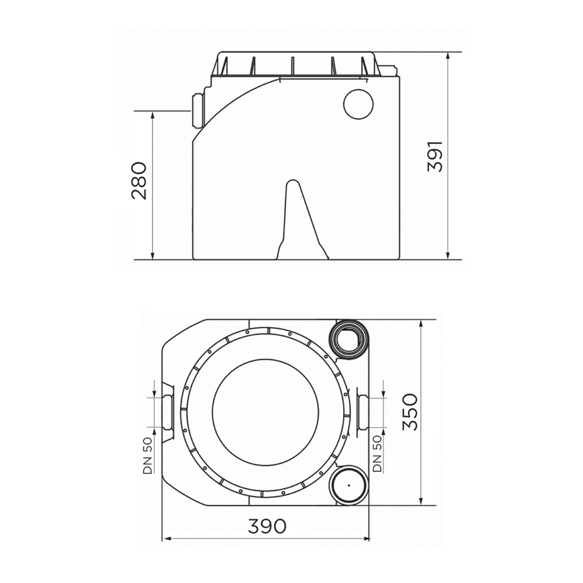 Immagine di SFA SANIGREASE T24 vasca di raccolta grassi per utilizzo mobile SGREASET24