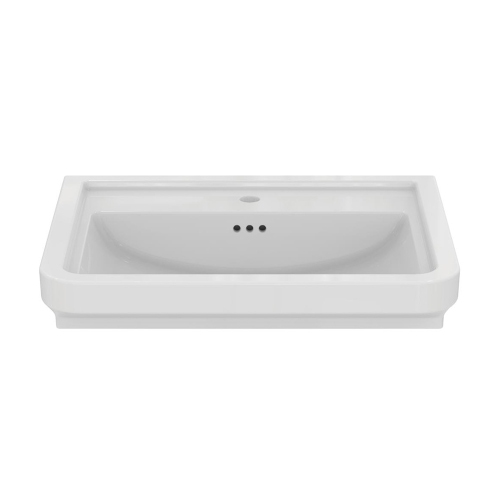 Immagine di Ideal Standard CALLA lavabo top L.67 cm, monoforo, con troppopieno, colore bianco finitura lucido E368401