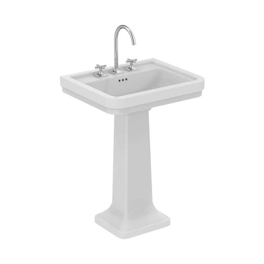 Immagine di Ideal Standard CALLA colonna per installazione lavabi, a pavimento, colore bianco finitura lucido E222401