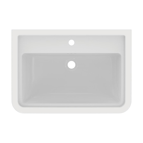 Immagine di Ideal Standard CALLA lavabo L.72 cm, monoforo, con troppopieno, colore bianco finitura lucido E221901