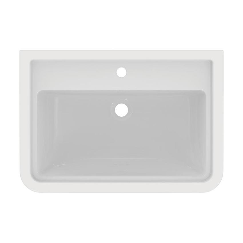 Immagine di Ideal Standard CALLA lavabo L.72 cm, monoforo, con troppopieno, colore bianco finitura lucido E221901