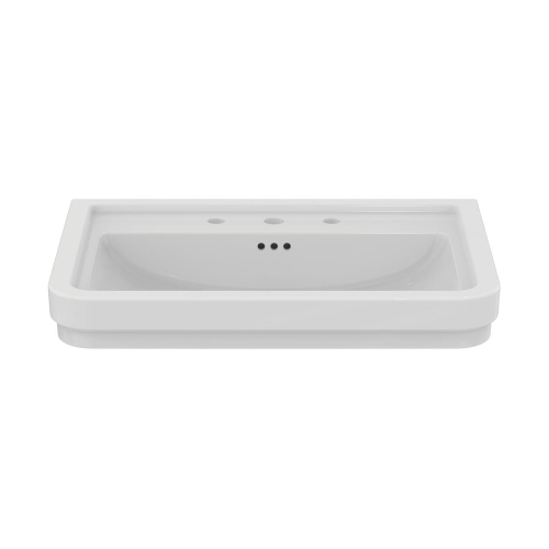 Immagine di Ideal Standard CALLA lavabo L.72 cm, 3 fori rubinetteria, con troppopieno, colore bianco finitura lucido E222301
