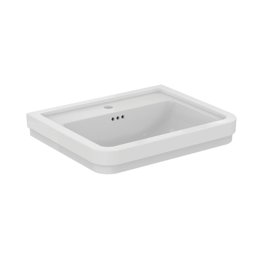 Immagine di Ideal Standard CALLA lavabo L.62 cm, monoforo, con troppopieno, colore bianco finitura lucido E221601