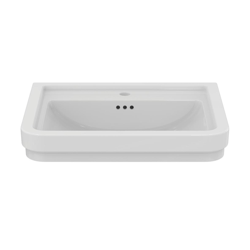 Immagine di Ideal Standard CALLA lavabo L.62 cm, monoforo, con troppopieno, colore bianco finitura lucido E221601