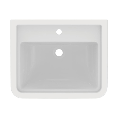Immagine di Ideal Standard CALLA lavabo L.62 cm, monoforo, con troppopieno, colore bianco finitura lucido E221601