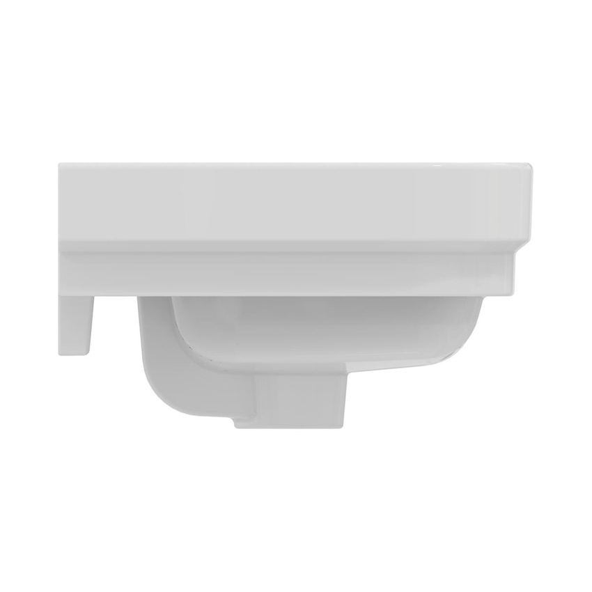 Immagine di Ideal Standard CALLA lavamani L.50 cm, con foro rubinetteria a sinistra, con troppopieno, colore bianco finitura lucido E223301