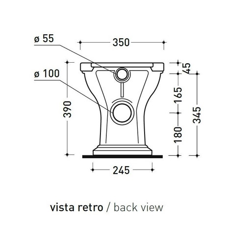 Immagine di Flaminia EFI set sanitari a pavimento, vaso con scarico a pavimento e coprivaso con discesa rallentata, bidet monoforo con troppopieno, colore bianco finitura lucido 6010+6005+23/CR