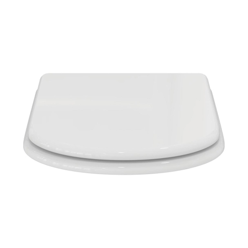 Immagine di Ideal Standard CALLA set sanitari a pavimento, vaso a filo parete, con sedile a discesa rallentata, bidet monoforo con troppopieno, colore bianco finitura lucido E222501+E222601+E251801