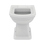 Immagine di Ideal Standard CALLA set sanitari a pavimento, vaso a filo parete, con sedile a discesa rallentata, bidet monoforo con troppopieno, colore bianco finitura lucido E222501+E222601+E251801