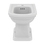 Immagine di Ideal Standard CALLA set sanitari a pavimento, vaso a filo parete, con sedile a discesa rallentata, bidet monoforo con troppopieno, colore bianco finitura lucido E222501+E222601+E251801