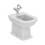 Immagine di Ideal Standard CALLA set sanitari a pavimento, vaso a filo parete, con sedile a discesa rallentata, bidet monoforo con troppopieno, colore bianco finitura lucido E222501+E222601+E251801