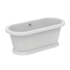 Immagine di Ideal Standard CALLA vasca centro stanza, con colonna di scarico e telaio, colore bianco finitura lucido T500401