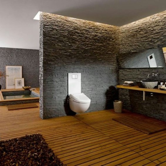 Immagine di Geberit AQUACLEAN 4000 vaso sospeso, senza brida, sedile con funzione bidet e chiusura ammortizzata, colore bianco 146.135.11.1