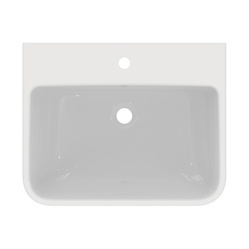 Immagine di Ideal Standard soluzione bagno completo, sanitari sospesi, lavabo 60 cm, vasca rettangolare 170x75, colore bianco finitura lucido, rubinetteria finitura cromo SING9