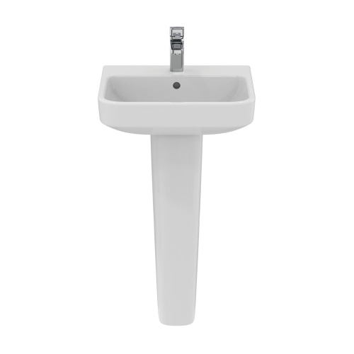 Immagine di Ideal Standard I.LIFE B lavabo top L.50 cm, monoforo, con troppopieno, colore bianco finitura lucido T460901