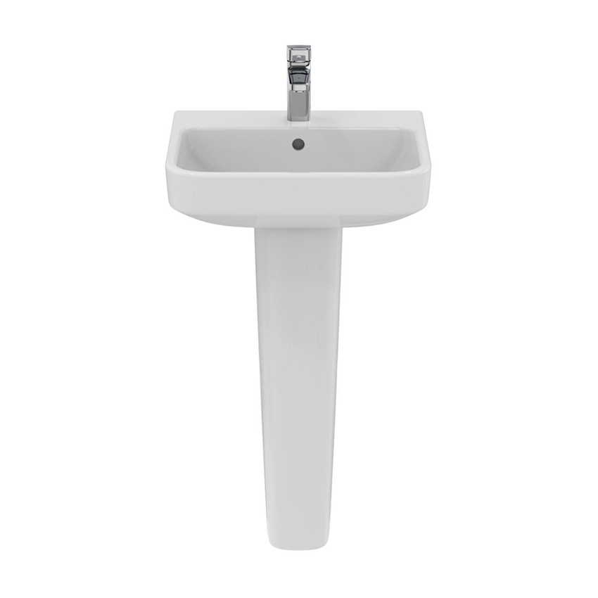 Immagine di Ideal Standard I.LIFE B lavabo top L.50 cm, monoforo, con troppopieno, colore bianco finitura lucido T460901