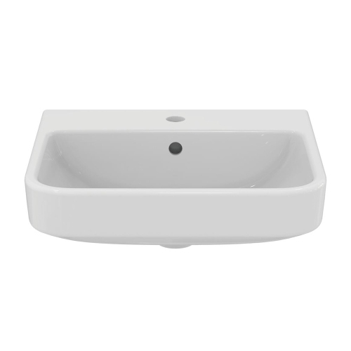 Immagine di Ideal Standard I.LIFE B lavabo top L.50 cm, monoforo, con troppopieno, colore bianco finitura lucido T460901