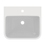 Immagine di Ideal Standard I.LIFE B lavabo top L.50 cm, monoforo, con troppopieno, colore bianco finitura lucido T460901