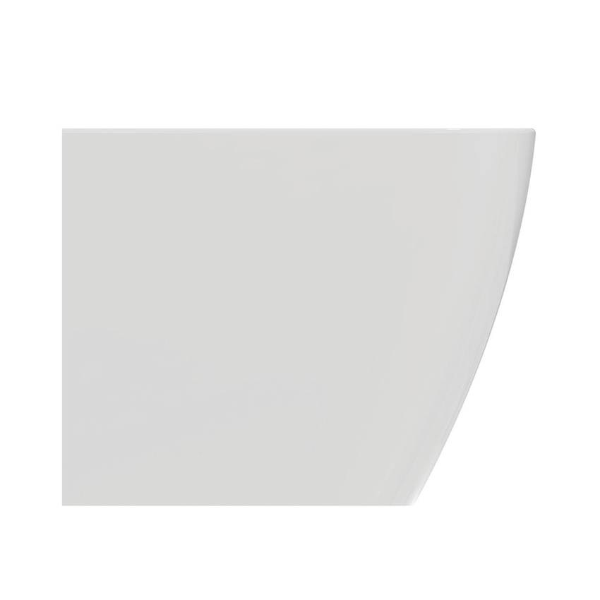 Immagine di Ideal Standard I.LIFE B vaso a terra universale, a filo parete, senza brida e senza sedile, colore bianco finitura lucido (adatto per ristrutturazioni) T458101