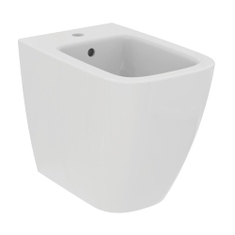 Immagine di Ideal Standard I.LIFE B bidet a filo parete universale, monoforo, con foro del troppopieno, colore bianco finitura lucido T458201