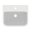 Immagine di Ideal Standard I.LIFE B lavamani L.45 cm, monoforo, con troppopieno, colore bianco finitura lucido T461001
