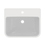 Immagine di Ideal Standard I.LIFE B lavabo da semincasso L.55 cm, monoforo, con troppopieno, colore bianco finitura lucido T461101