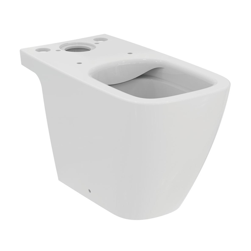 Immagine di Ideal Standard I.LIFE B vaso a terra per cassetta, senza sedile, senza cassetta e senza brida, colore bianco finitura lucido T461201