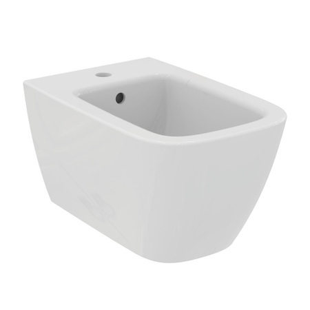 Immagine di Ideal Standard I.LIFE B bidet sospeso, monoforo, con foro del troppopieno, colore bianco finitura lucido T461501