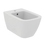 Immagine di Ideal Standard soluzione bagno completo, sanitari sospesi, lavabo 60 cm, vasca rettangolare 170x75, colore bianco finitura lucido, rubinetteria finitura cromo SING9
