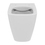 Immagine di Ideal Standard I.LIFE B set sanitari a terra, vaso filo parete senza brida, con sedile avvolgente a discesa rallentata, bidet monoforo con troppopieno, colore bianco finitura lucido T461601+T468301+T461701
