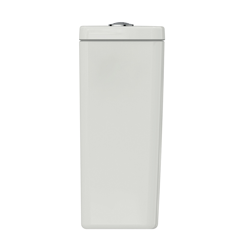 Immagine di Ideal Standard I.LIFE cassetta con batteria double flush per vaso a terra, colore bianco finitura lucido T472301