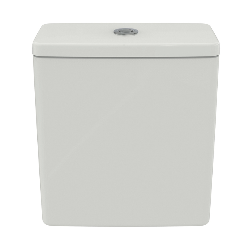Immagine di Ideal Standard I.LIFE cassetta con batteria double flush per vaso a terra, colore bianco finitura lucido T472301
