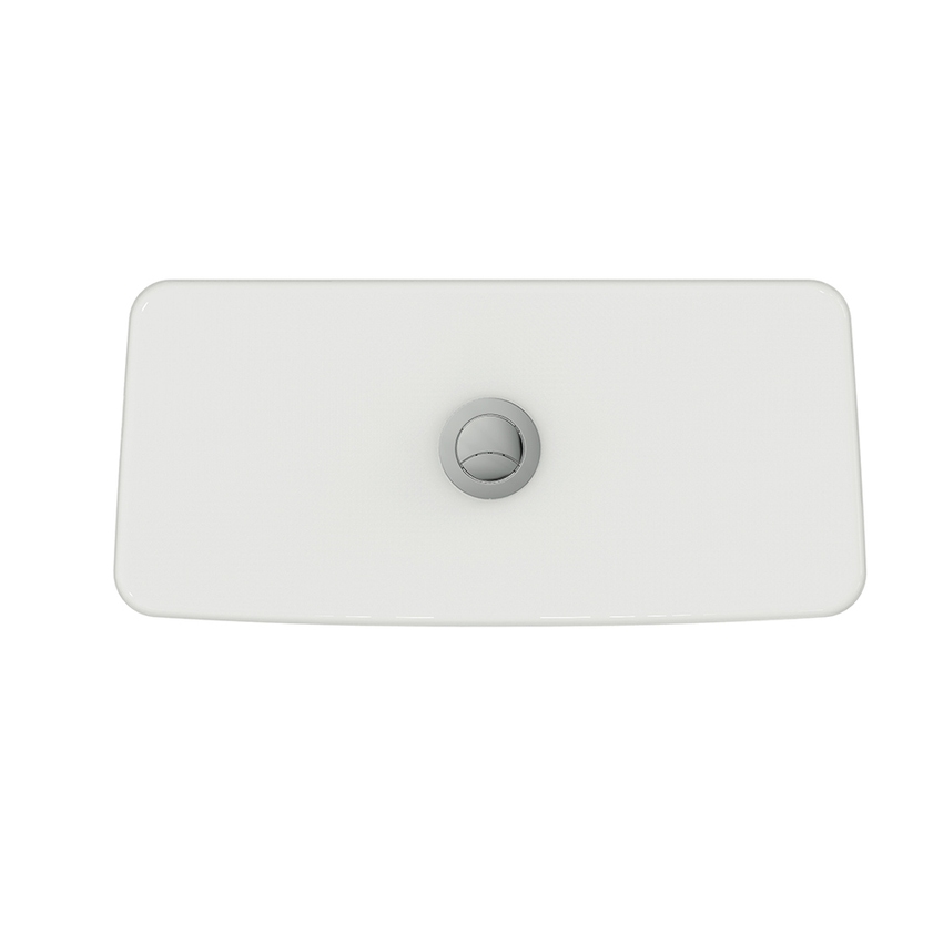 Immagine di Ideal Standard I.LIFE cassetta con batteria double flush per vaso a terra, colore bianco finitura lucido T472301