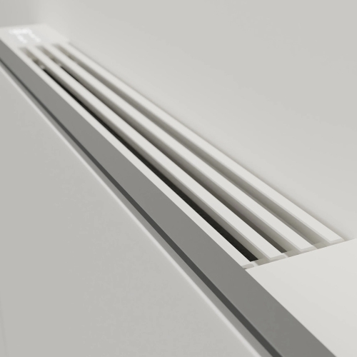 Immagine di Irsap RELAX HYBRID VERTICALE radiatore H.180 L.63 P.10.7 cm, senza led, colore grigio chiaro finitura opaco Cod.8N REHL060A8NIRCHNN01