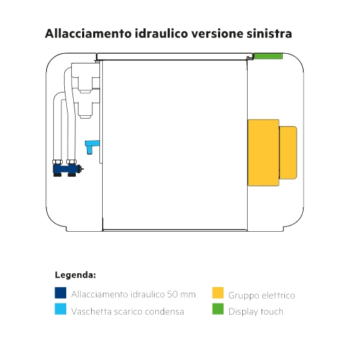 Immagine di Irsap RELAX HYBRID ORIZZONTALE radiatore H.65 L.92 P.10.7 cm, allacciamento sinistro, senza led, colore grigio medio finitura ruvido Cod.4D REHM092A4DIRLHNN01