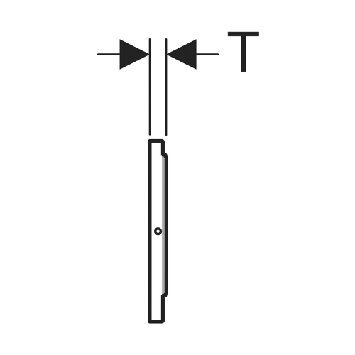 Immagine di Geberit SIGMA10 placca di comando per WC con azionamento elettronico del risciacquo, funzionamento a rete, risciacquo a due quantità, automatico/senza contatto/manuale, finitura acciaio spazzolato 115.856.SN.6