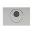 Immagine di Geberit SIGMA10 placca di comando per WC con azionamento elettronico del risciacquo, funzionamento a batteria, automatico, placca e tasto finitura spazzolato, anelli e design finitura lucido 115.891.SN.6