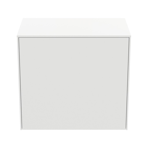 Immagine di Ideal Standard soluzione bagno completo, sanitari sospesi, lavabo con mobile 60 cm, doccia rettangolare 100x90 cm, colore bianco finitura lucido, rubinetteria finitura oro SING2