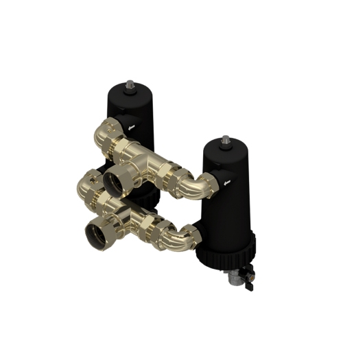 Immagine di Foridra Filtro defangatore magnetico a pulizia semiautomatica con attacchi da 1" 1/2, per impianti da 800 l IDRAMAGXLD