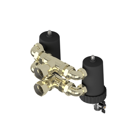 Immagine di Foridra Filtro defangatore magnetico a pulizia semiautomatica con attacchi da 1" 1/2, idoneo per caldaie e pompe di calore, per impianti da 600 l IDRAMAGXD