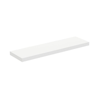 Immagine di Ideal Standard CONCA mensola rettangolare L.180 H.8 P.50.5 cm, senza taglio, in truciolare nobilitato, colore bianco finitura opaco T3954Y1