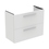 Immagine di Ideal Standard soluzione bagno completo, sanitari sospesi, lavabo con mobile 80 cm, doccia rettangolare 120x80 cm, colore bianco, rubinetteria finitura cromo SING11