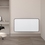 Immagine di Irsap RELAX HYBRID ORIZZONTALE radiatore H.65 L.132 P.10.7 cm, allacciamento sinistro, senza led, colore bianco finitura opaco Cod.J8 REHM132AJ8IRLHNN01