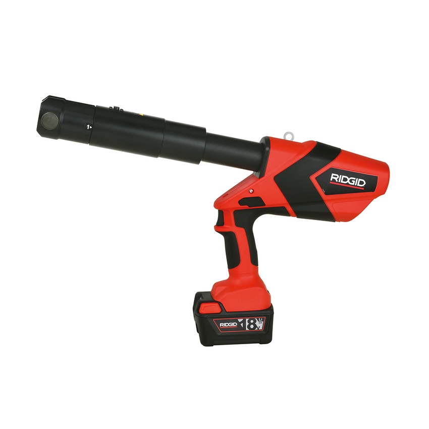 Immagine di Ridgid RP 352-XL kit pressatrice con cassetta di trasporto, batteria da 18 V 5,0 Ah e caricabatterie rapido, con attuatore 32 kN-XL 75803