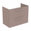 Immagine di Ideal Standard I.LIFE A mobile sottolavabo sospeso L.80 H.63 P.44 cm, con 2 cassetti esterni, interno colore antracite, esterno colore greige finitura opaco T5256NH